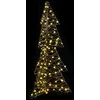 Kalėdų eglutė su 160 LED Šilta balta 150 cm Ratanas