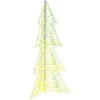 Kalėdų eglutė su 160 LED Šilta balta 150 cm PET