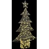 Kalėdų eglutė su 160 LED Šilta balta 151 cm PET