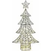 Kalėdų eglutė su 160 LED Šilta balta 150 cm Ratanas