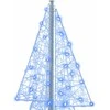 Kalėdų eglutė su 240 LED Mėlyna 180 cm Akrilas