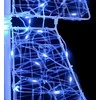 Kalėdų eglutė su 240 LED Mėlyna 180 cm Akrilas