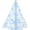 Kalėdų eglutė su 240 LED Šaltas baltas 180 cm Akrilas
