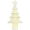 Kalėdų eglutė su 240 LED Šilta balta 181 cm PET