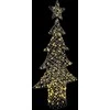 Kalėdų eglutė su 240 LED Šilta balta 180 cm Ratanas
