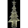 Kalėdų eglutė su 240 LED Šilta balta 150 cm Akrilas