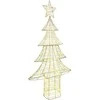 Kalėdų eglutė su 240 LED Šilta balta 181 cm PET