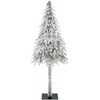 Kalėdų eglutė su 300 LED s stovu Balta 180 cm PE ir Plienas