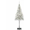 Kalėdų eglutė su 300 LED s stovu Balta 180 cm PE ir Plienas