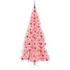 Kalėdų eglutė su 300 LED s stovu Rožinė 210 cm PVC