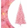 Kalėdų eglutė su 300 LED s stovu Rožinė 180 cm PVC