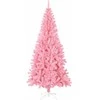 Kalėdų eglutė su 300 LED s stovu Rožinė 180 cm PVC