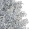 Kalėdų eglutė su 300 LED s stovu Sidabro 240 cm PET