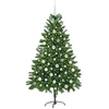 Kalėdų eglutė su 300 LED s stovu Žalia 180 cm PE