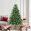 Kalėdų eglutė su 300 LED s stovu Žalia 180 cm PE