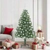 Kalėdų eglutė su 300 LED s stovu Žalia 180 cm PVC