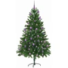 Kalėdų eglutė su 300 LED s stovu Žalia 180 cm PE
