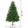 Kalėdų eglutė su 300 LED s stovu Žalia 180 cm PE