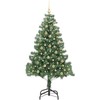 Kalėdų eglutė su 300 LED s stovu Žalia 180 cm PVC