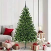 Kalėdų eglutė su 300 LED s stovu Žalia 180 cm PE