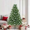 Kalėdų eglutė su 300 LED s stovu Žalia 180 cm PE