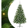 Kalėdų eglutė su 300 LED s stovu Žalia 180 cm PE