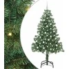Kalėdų eglutė su 300 LED s stovu Žalia 210 cm PVC