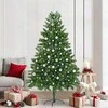 Kalėdų eglutė su 300 LED s stovu Žalia 210 cm PE