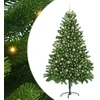 Kalėdų eglutė su 300 LED s stovu Žalia 210 cm PE