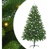 Kalėdų eglutė su 300 LED s stovu Žalia 210 cm PE
