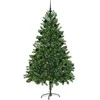 Kalėdų eglutė su 300 LED s stovu Žalia 210 cm PE