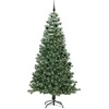 Kalėdų eglutė su 300 LED s stovu Žalia 240 cm PVC