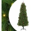 Kalėdų eglutė su 300 LED s stovu Žalia 240 cm PE