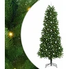 Kalėdų eglutė su 300 LED s stovu Žalia 240 cm PE