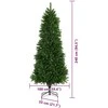 Kalėdų eglutė su 300 LED s stovu Žalia 240 cm PE