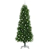 Kalėdų eglutė su 300 LED s stovu Žalia 240 cm PE