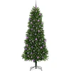 Kalėdų eglutė su 300 LED s stovu Žalia 240 cm PE