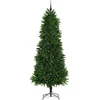 Kalėdų eglutė su 300 LED s stovu Žalia 240 cm PE