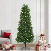 Kalėdų eglutė su 300 LED s stovu Žalia 240 cm PE