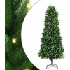 Kalėdų eglutė su 300 LED s stovu Žalia 240 cm PE