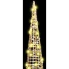 Kalėdų eglutė su 90 LED 3 pcs Šilta balta 20 x 20 x 80 cm PET