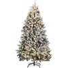 Kalėdų eglutė su šarnyrinėmis šakomis/LED/žaisliukais, 210cm