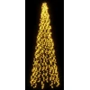 Kalėdinės eglutės girliandos su 10 LED 1550 LED Šilta balta