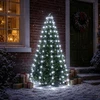 Kalėdų eglutės lemputės 150 LED Šalta balta 150 cm