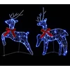 Kalėdų elnias 2 vnt. 40 LED Mėlyna 43 x 19 x 65 cm