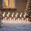 Kalėdų elnias 6 vnt. 160 LED Šilta balta 33 x 12 x 55 cm