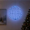 Kalėdų finialo šviesa 160 LED Mėlyna Skersmuo 50 x 52 cm