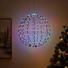Kalėdų finialo šviesa 192 LED Įvairių spalvų