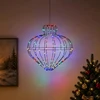 Kalėdų finialo šviesa 192 LED Įvairių spalvų