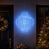 Kalėdų finialo šviesa 192 LED Mėlyna Skersmuo 40 x 40 cm